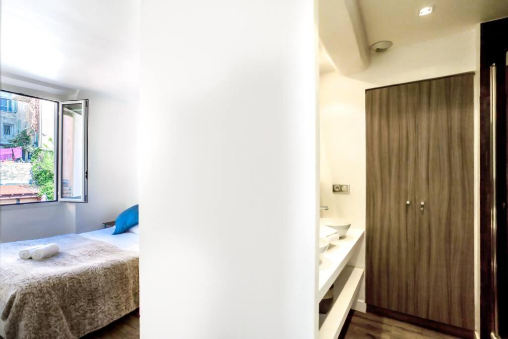 #40 Bright Sea View Suite For 6 2Mins Walk Port & Sea Villefranche-sur-Mer Luaran gambar