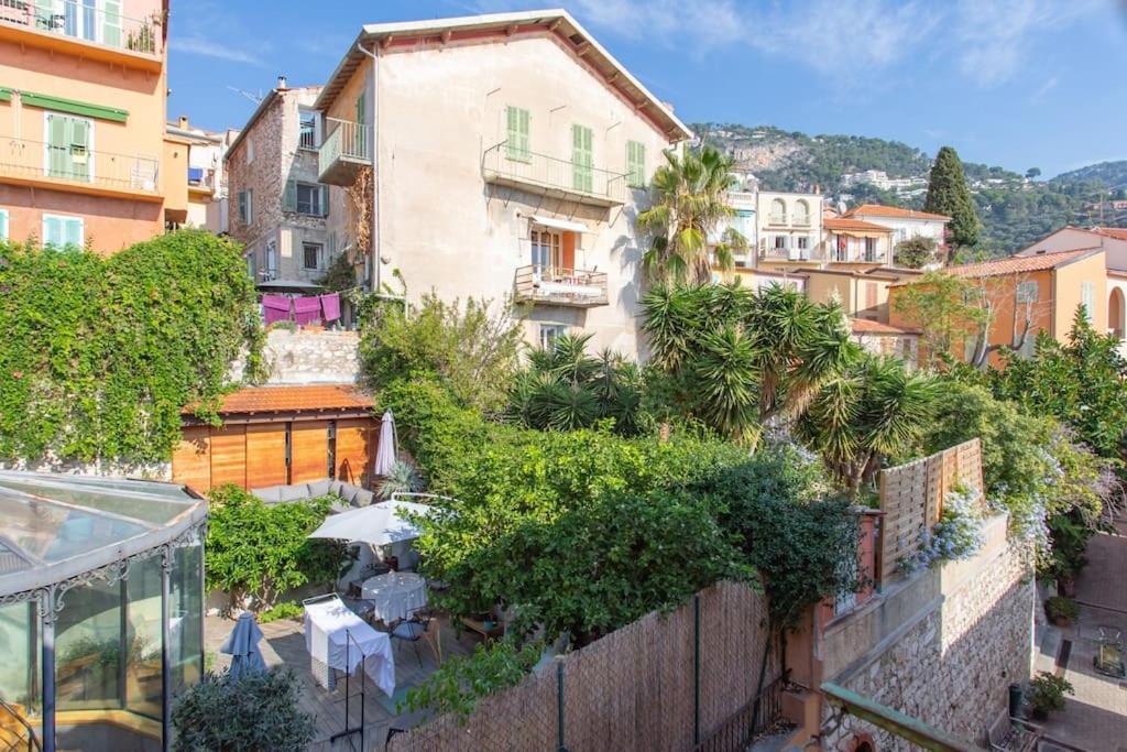 #40 Bright Sea View Suite For 6 2Mins Walk Port & Sea Villefranche-sur-Mer Luaran gambar